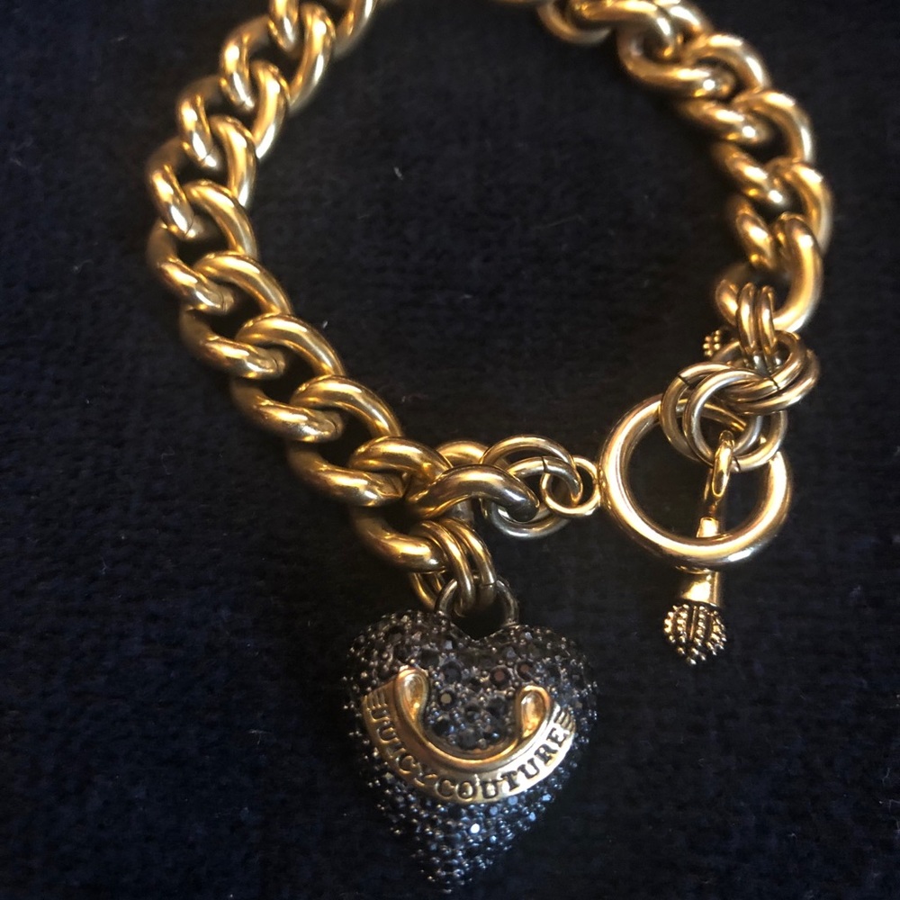 Juicy couture black diamond bracelet